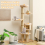 Casart 191 cm Cat Tower Multi-Storey Cat Tree Scratch Posts W/Condo & Top Perch 7