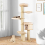 Casart 191 cm Cat Tower Multi-Storey Cat Tree Scratch Posts W/Condo & Top Perch 8
