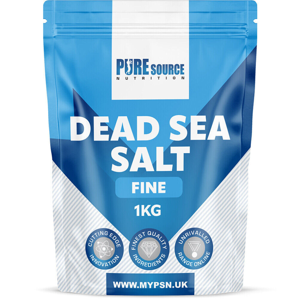 (1Kg ) Dead Sea Salt Fine Organic FCC Food Grade Natural