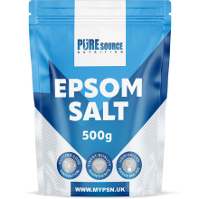 (500g) Epsom Salt Bath Salts Organic BP FCC Food Grade