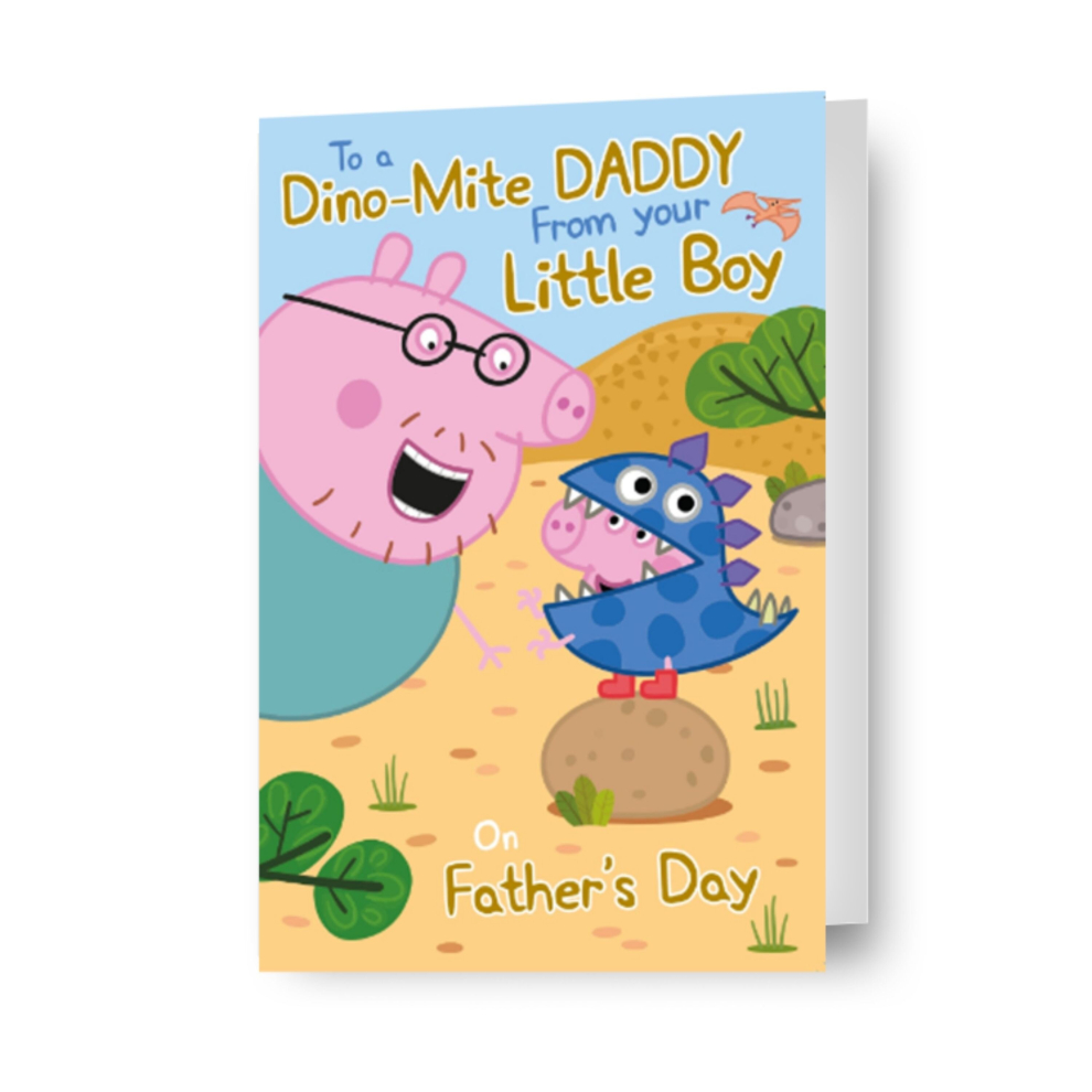 Peppa Pig Father's Day Card From Your Little Boy