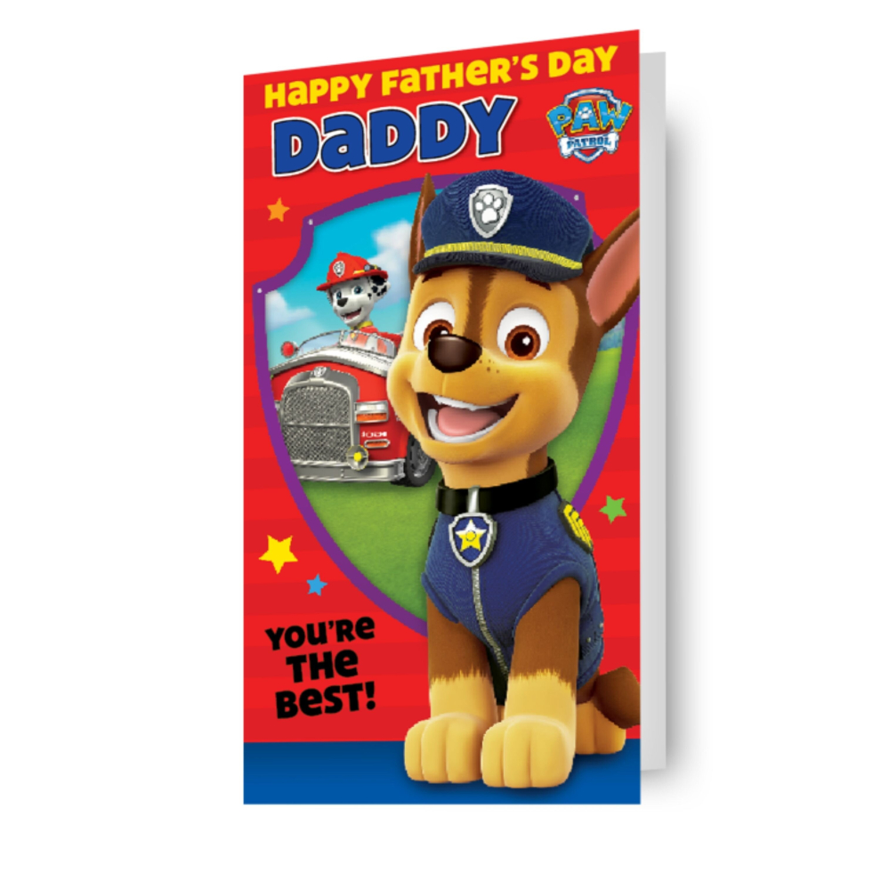 Paw Patrol 'Best Daddy' Father's Day Card