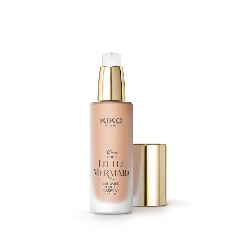 Kiko Disney - The Little Mermaid 10H Lasting Fresh Feel Foundation Spf 30 09 Chestnut
