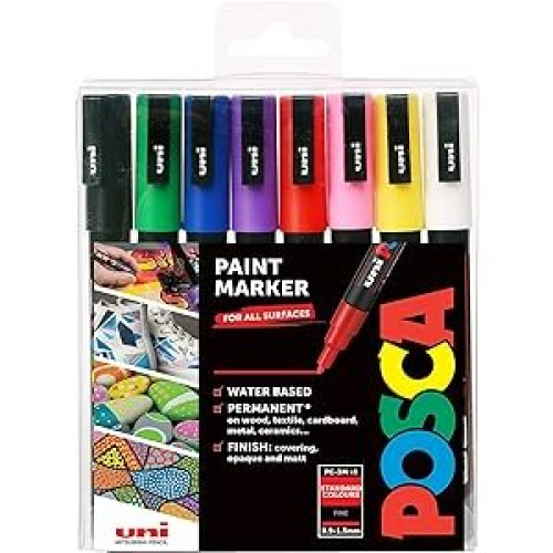 Posca Water Based Permanent Marker Paint Pens 2