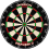 MISSION Darts Set with Stand - Mission Samurai 2 Dartboard + Black Surround 2