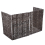 Living And Home Trash Can Fence Wicker Privacy Fence 4