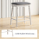 Casart Set of 2 Bar Stools Counter Height Dining Chair Upholstered Pub Stool 24" 7
