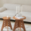 SoBuy HFBT01-BR, Round Side Table Coffee Table Sofa Side Table ,Brown 6
