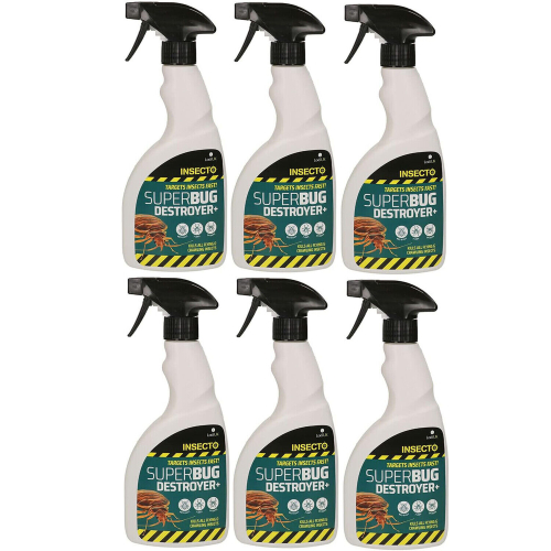 6 x Insecto Super Bug Destroyer Spray - 500ml