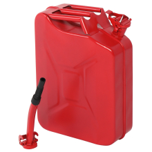 20L Metal Jerry Can Military Container Store Fuel Oil/Petrol/Diesel+Spout