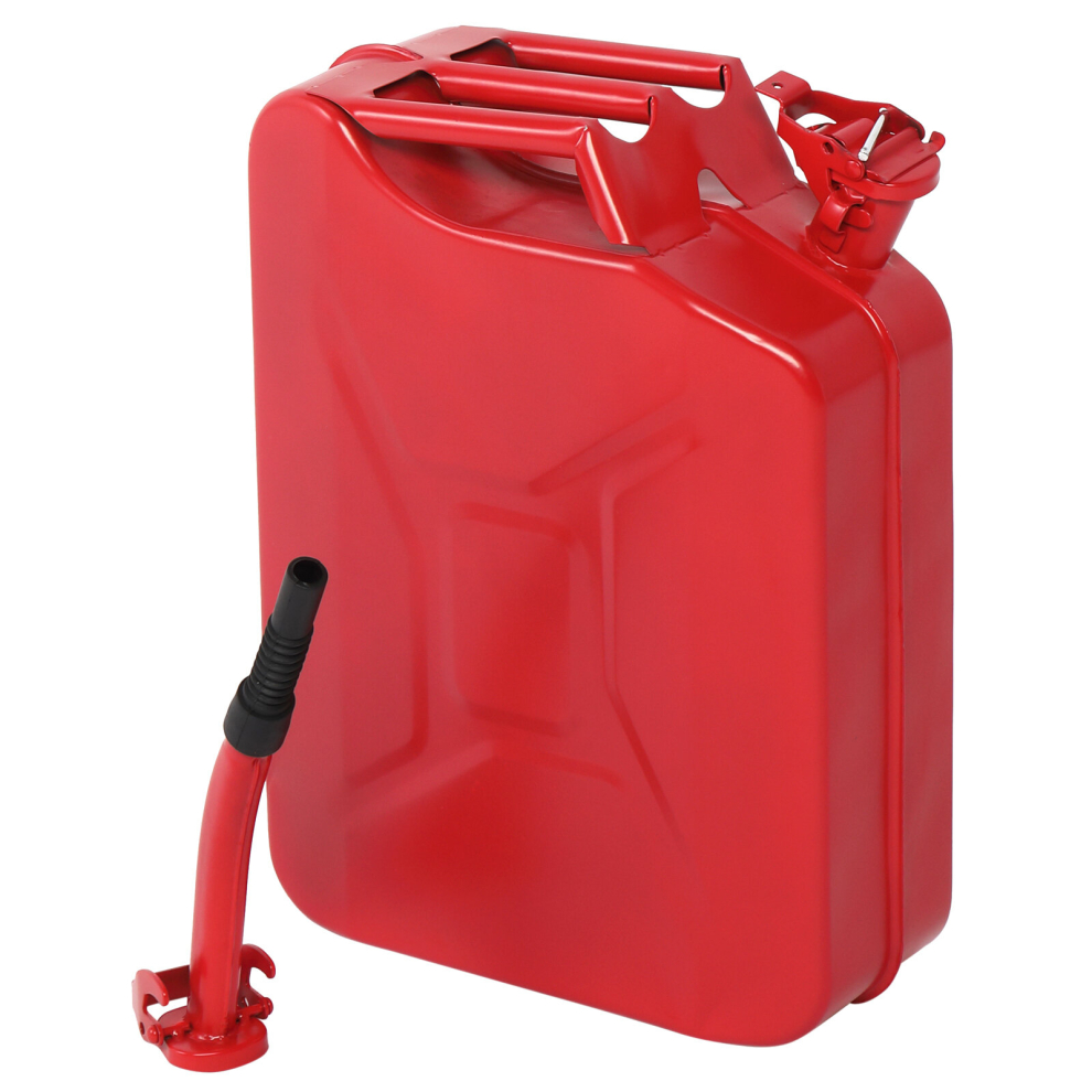 20L Metal Jerry Can Military Container Store Fuel Oil/Petrol/Diesel+Spout