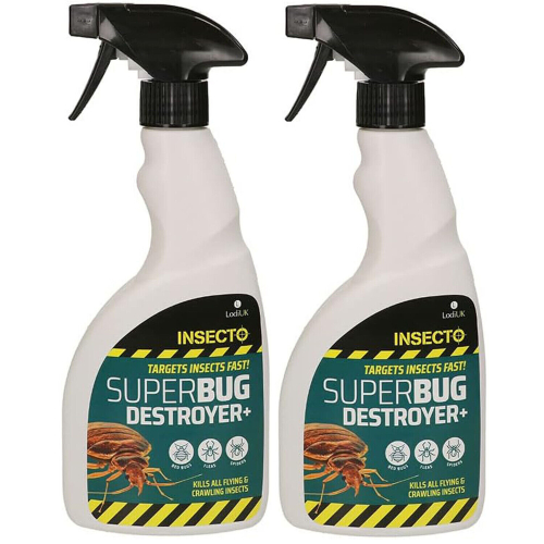 2 x Insecto Super Bug Destroyer Spray - 500ml