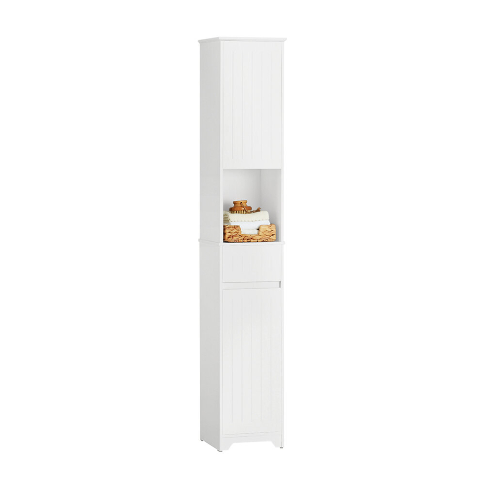 SoBuy BZR109-W, Bathroom Tall Cabinet Tall Cupboard Bathroom Storage
