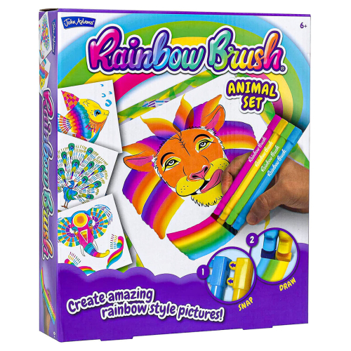 John Adams Rainbow Brush - Animals Activity Set