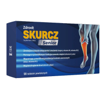 Zdrovit Skurcz Senior 56x tablets Magnesium B12 Iron MAGNEZ Żelazo