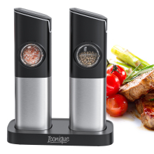 Iconique Electric Salt & Pepper Grinder Mill Set| Pack of 2