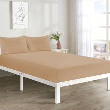 (Latte, Super King) Extra Deep Flannelette Fitted Sheet 100% Brushed Cotton 40cm Deep Fitted Bed Sheet