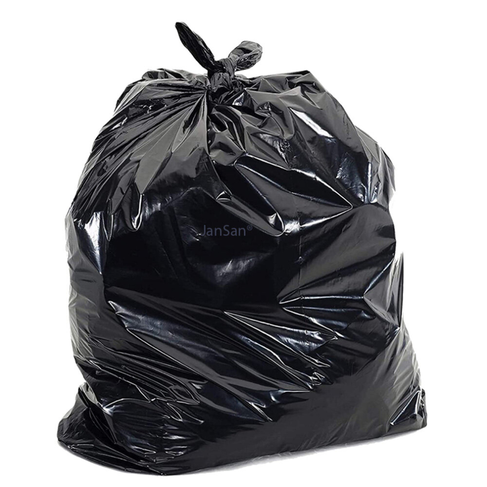 (Black) JanSan Refuse Sacks Heavy Duty 120L 18kg~200 Sacks