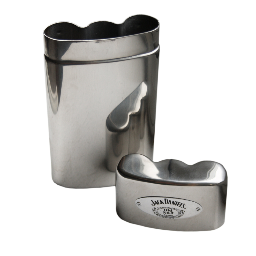 Jack Daniel's Chrome Triple Cigar Tube Long