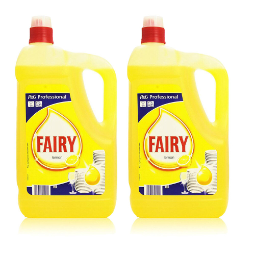 Fairy Fairy Professional Lemon Washing Up Liquid  ~ 2 x 5 Litre