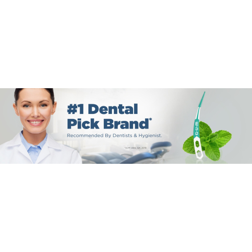 GUM Soft-Picks Advanced, Mint, 180 Count - Floss Picks 2