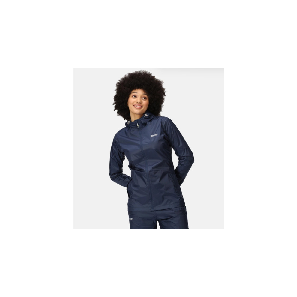 (14, Navy) Regatta Womens Pack-It III Waterproof Packaway Outdoor Jacket
