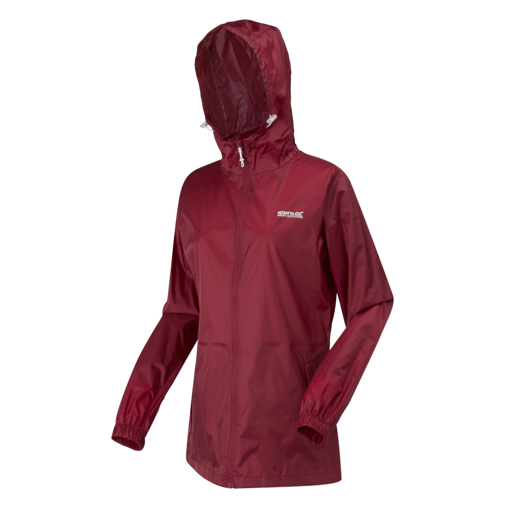 (8, Dark Cerise) Regatta Womens Pack-It III Waterproof Packaway Outdoor Jacket