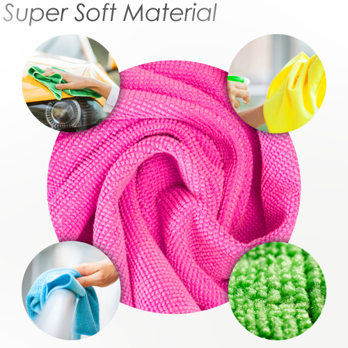 The Magic Toy Shop (40) Geezy Microfibre Cleaning Cloths | Dusting & Polishing Towels 1