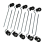 Electric Fencing Offset Ring Insulators for Wooden Posts X10 1