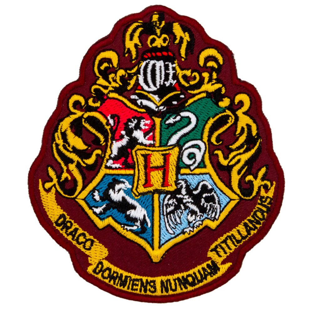 Harry Potter Iron-On Patch Hogwarts Crest