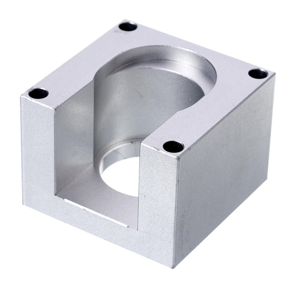 (Black) Aluminium Alloy Motor Mount Bracket Holder Fixed Base For Nema 23 Stepper Motor 57 Motor Cnc Parts 9078193495102