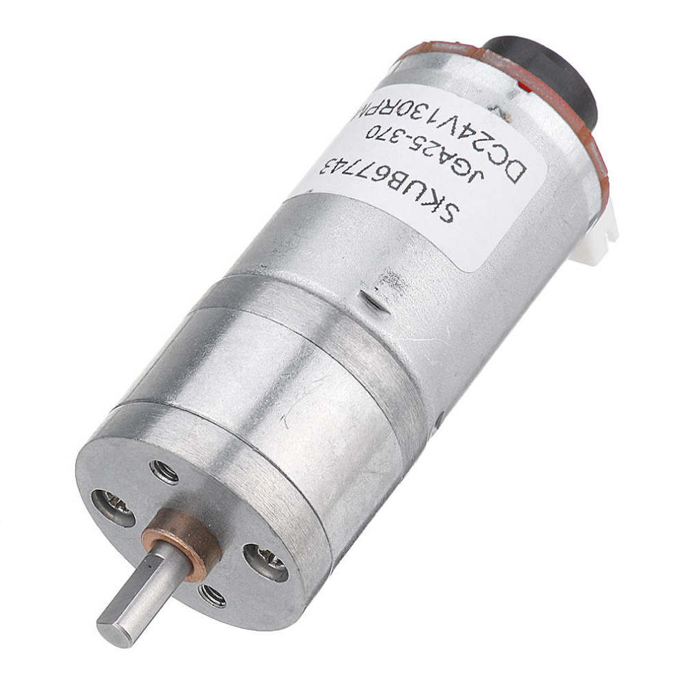 (130Rpm) Dc 24V Micro Gear Reduction Motor With Encoder Speed Dial Reducer 9078193489927