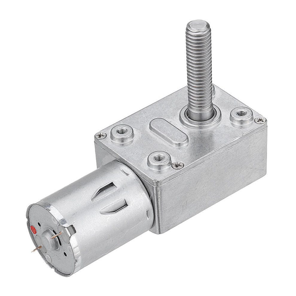 (80Rpm) Dc 24V Self-Locking Worm Gear Motor 10/30/90/150Rpm Gear Turbine Reduction Motor 9078193489613