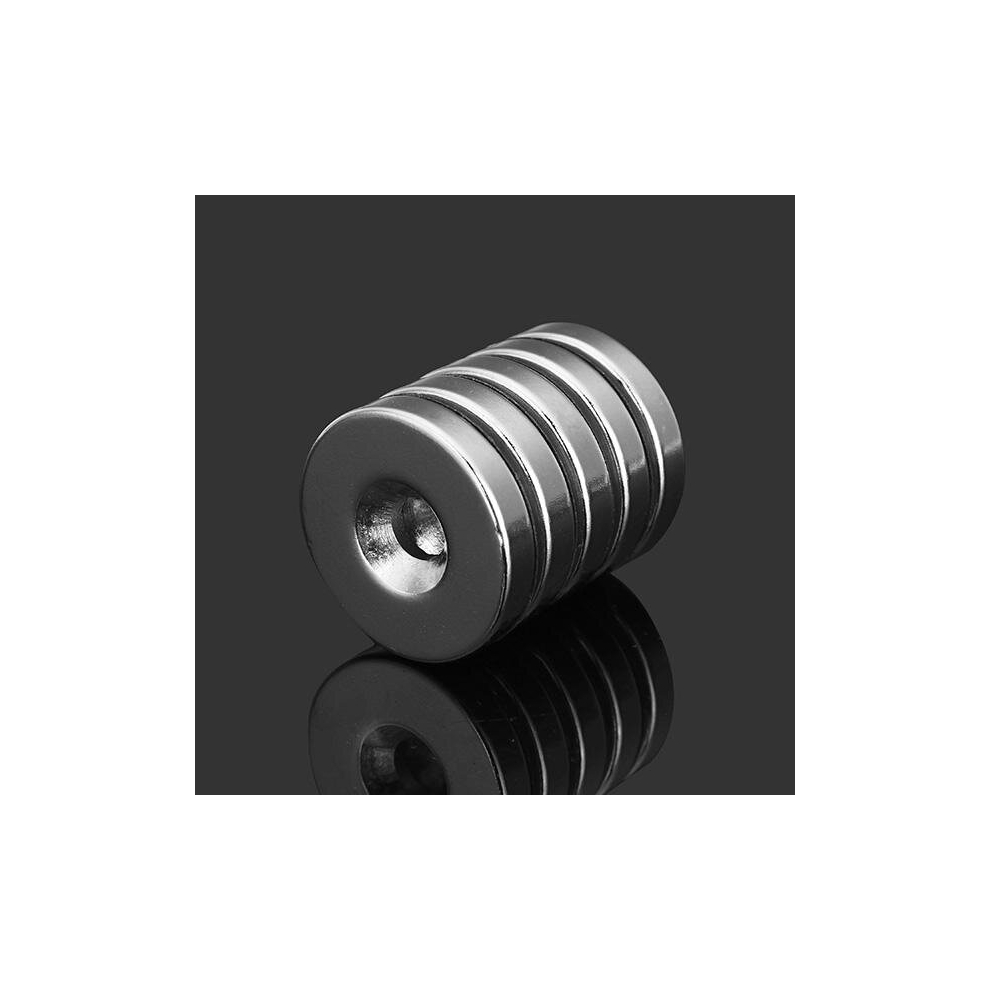 5pcs N35 Strong Disc Neodymium Magnets 25mm x 5 mm Round NdFeB Magnets With 6mm Hole