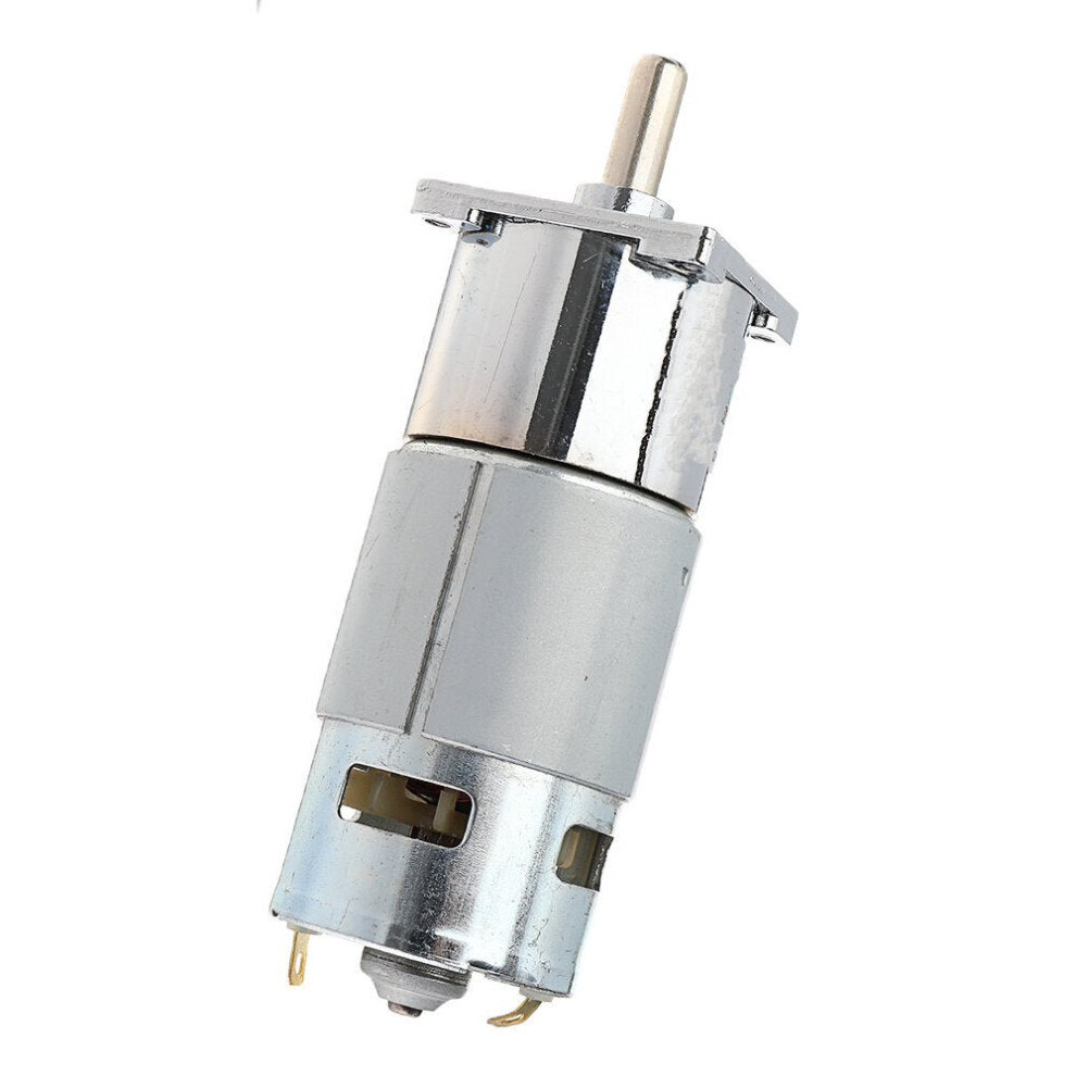 (50Rpm) Dc 24V 10/30/50/100Rpm Geared Motor With Bracket 775 Reversible Gear Reducer Motor 9078193497151
