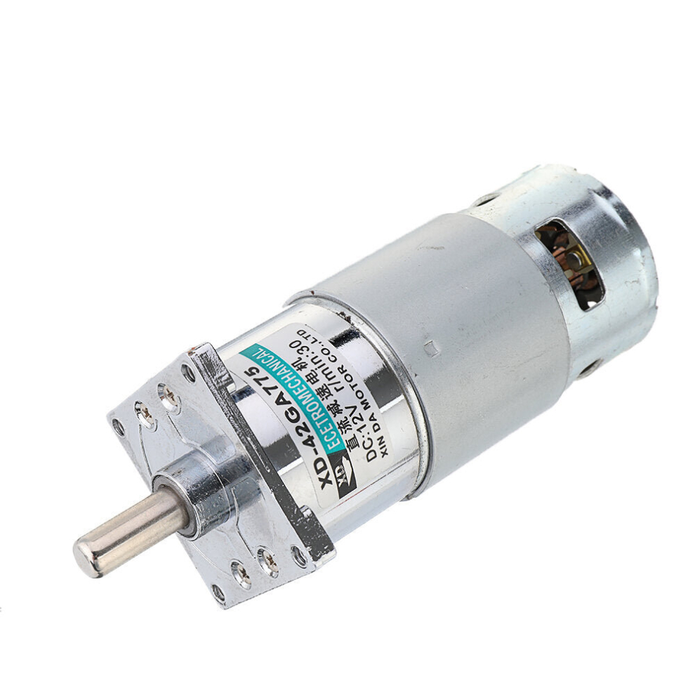 (100Rpm) 775 Reversible Gear Reducer Motor Dc 12V 10/30/50/100Rpm Geared Motor With Bracket 9078193497205