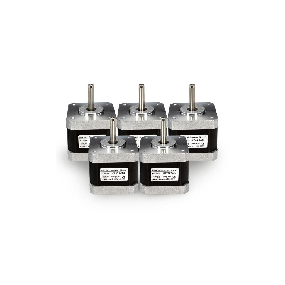 5Pcs Two Phase Stepper Motor 42Byghw609 40Mm 3.6Kg.cm 1.7A 9078193532494
