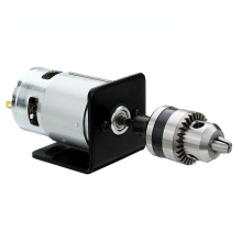 (0.6-6mm) DC 12V Lathe Press 775 Motor With Miniature Hand Drill Chuck and Mounting Bracket