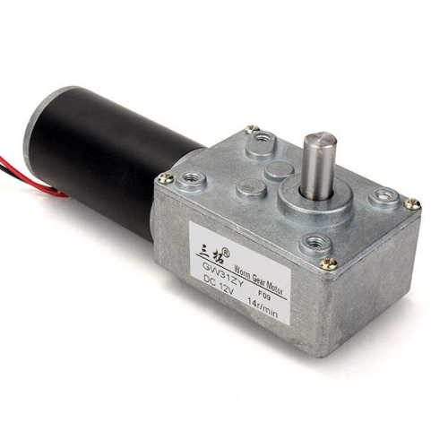 Worm Reducer Gear DC Motor High Torque Low Speed Gear Motor 2