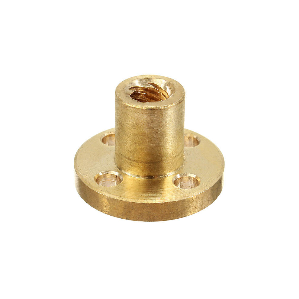 2mm Pitch Copper Screw Nut Brass Nut For Stepper Motor 6mm Thread Lead Screw CNC Parts