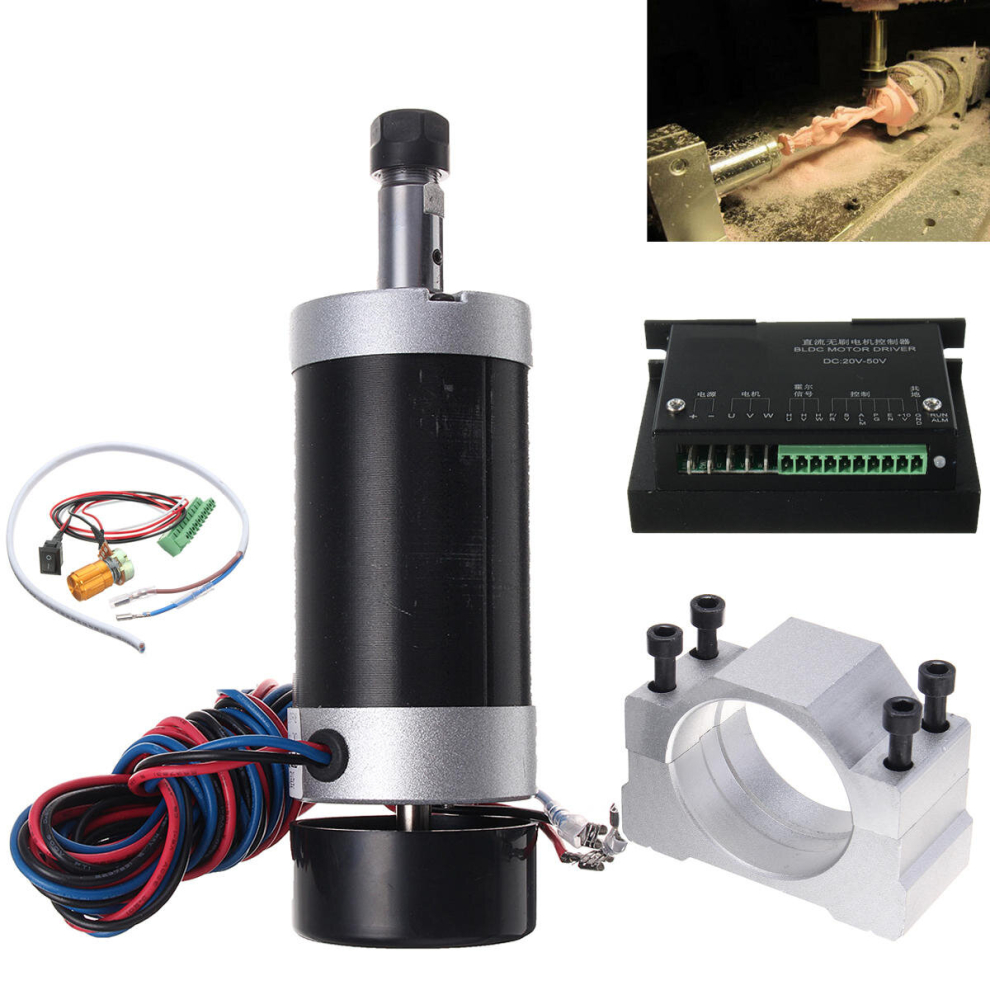 Dc 48V 500W Er11 Brushless Spindle Motor Driver Speed Controller For Cnc Machine 9078193533361