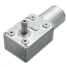 (40RPM) DC12V Worm Gear Motor Hollow Shaft Micro DC Gear Motor