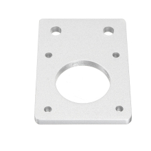 (Silver) 42 Nema 17 Stepper Motor Mounting Plate Fixed Plate Bracket for 2020 2040 Aluminum Extrusions
