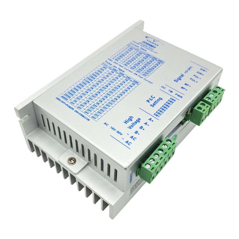Stepper Motor Driver Ac18-80V Drive Voltage 2 Phase Stepper Motor Driver 9078193510669