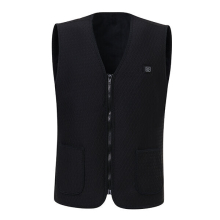 (XL) Electric USB Power Supply Warm Heated Vest Intelligent Heating Jacket Racing Coat Best For Winter
