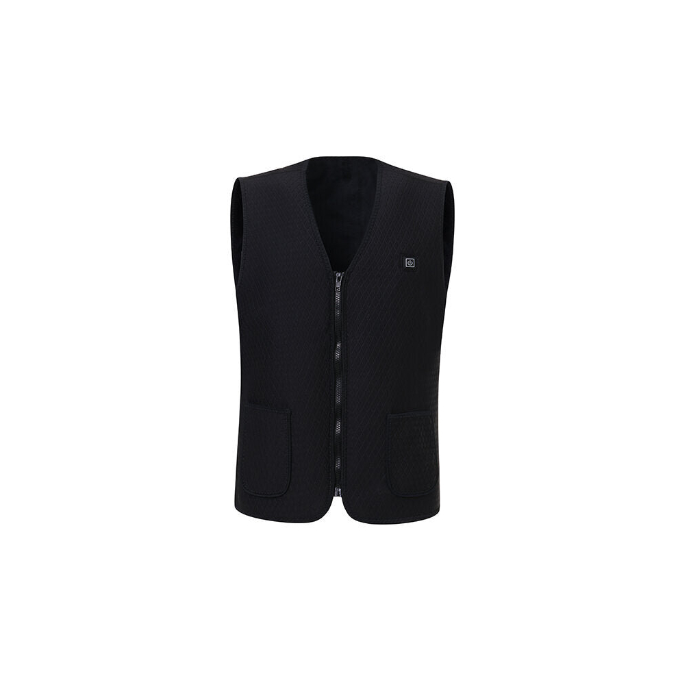 (4XL) Electric USB Power Supply Warm Heated Vest Intelligent Heating Jacket Racing Coat Best For Winter