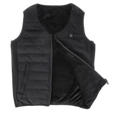 (4XL) Heated Vest Warm Body Electric USB Heating Jacket Winter Outwear Men Women Short Sleeve Coat