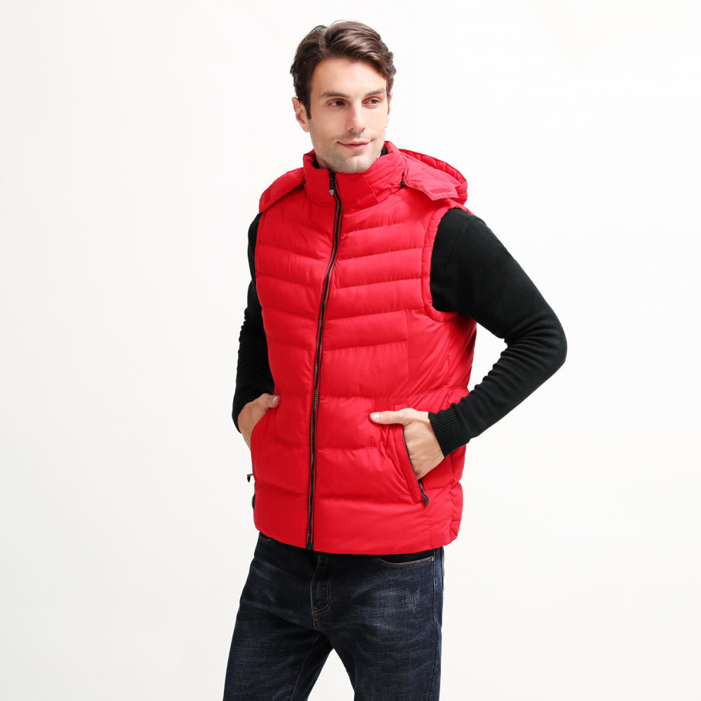 (M) Intelligent Winter Electric Heating USB Sleeveless Vest Temperature Control Full