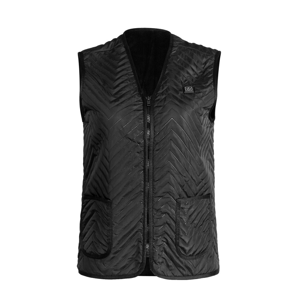 (M) Electric Heated Waistcoat Clothes Warm Heating Coats Jacket For Skiing Camping Motorcycle Riding