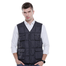 (2XL) Adjustable Electric Vest Heated Fishing Cloth Jacket USB Thermal Winter-Warmer